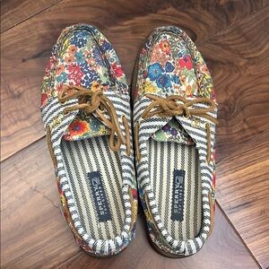 Sperry Floral and Striped Women's Flats